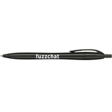 Cougar Gel Pen — Black (BK) — decorated front view — 15