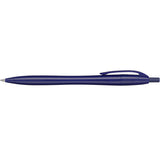 Cougar Gel Pen — Blue (BL) — blank front view — 13