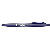 Cougar Gel Pen — Blue (BL) — decorated front view — 12