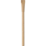 Eco Recycled Gel Paper Pen — Natural (NT) — blank front view — 7