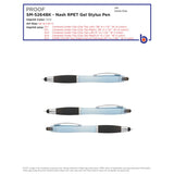 Nash RPET Gel Stylus Pen — Red — blank product view — 7