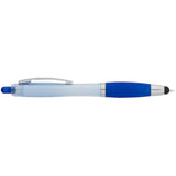 Nash RPET Gel Stylus Pen — Blue (BL) — blank product view — 16
