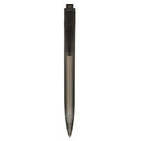 Recycled Ocean Bound Plastic Gel Pen — Black (BK) — blank front view — 27