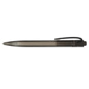 Recycled Ocean Bound Plastic Gel Pen — Black (BK) — blank front view