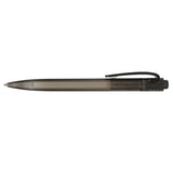Recycled Ocean Bound Plastic Gel Pen — Black (BK) — blank front view — 25