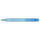 Recycled Ocean Bound Plastic Gel Pen — Blue (BL) — blank back view