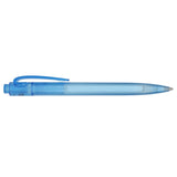 Recycled Ocean Bound Plastic Gel Pen — Blue (BL) — blank product view — 14