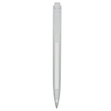 Recycled Ocean Bound Plastic Gel Pen — Clear (CL) — blank front view — 22