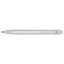 Recycled Ocean Bound Plastic Gel Pen — Clear (CL) — blank back view