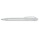 Recycled Ocean Bound Plastic Gel Pen — Clear (CL) — blank front view