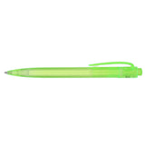 Recycled Ocean Bound Plastic Gel Pen — Green (GR) — blank front view — 10
