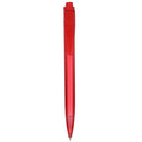 Recycled Ocean Bound Plastic Gel Pen — Red (RD) — blank front view