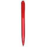 Recycled Ocean Bound Plastic Gel Pen — Red (RD) — blank front view — 6