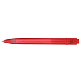 Recycled Ocean Bound Plastic Gel Pen — Red (RD) — blank back view — 5