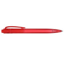 Recycled Ocean Bound Plastic Gel Pen — Red (RD) — blank product view