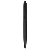 Recycled ABS Plastic Gel Pen — Black (BK) — blank front view — 12