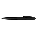 Recycled ABS Plastic Gel Pen — Black (BK) — blank front view