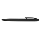 Recycled ABS Plastic Gel Pen — Black (BK) — blank front view — 10