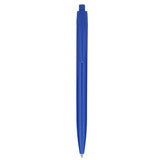 Recycled ABS Plastic Gel Pen — Blue (BL) — blank front view — 17