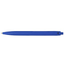 Recycled ABS Plastic Gel Pen — Blue (BL) — blank back view