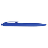 Recycled ABS Plastic Gel Pen — Blue (BL) — blank product view — 14
