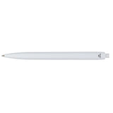 Recycled ABS Plastic Gel Pen — White (WH) — blank back view — 5