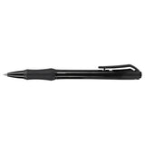 Slim Recycled ABS Gel Pen — Black (BK) — blank product view — 17