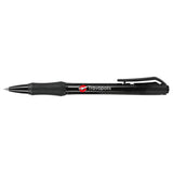 Slim Recycled ABS Gel Pen — Black (BK) — decorated product view — 15