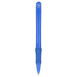 Slim Recycled ABS Gel Pen — Blue (BL) — blank back view — 31