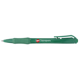 Slim Recycled ABS Gel Pen — Green (GR) — decorated product view — 9