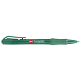 Slim Recycled ABS Gel Pen — Green (GR) — decorated product view — 8