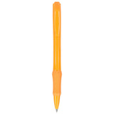 Slim Recycled ABS Gel Pen — Orange (OR) — blank front view — 24