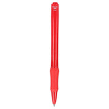 Slim Recycled ABS Gel Pen — Red (RD) — blank back view — 7
