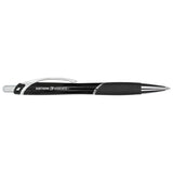 Pivot Recycled ABS Gel Pen — Black (BK) — decorated product view — 26