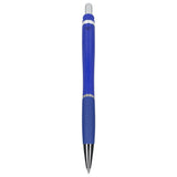 Pivot Recycled ABS Gel Pen — Blue (BL) — blank back view — 13