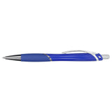 Pivot Recycled ABS Gel Pen — Blue (BL) — blank product view — 11