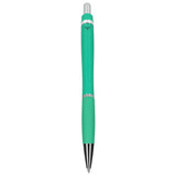 Pivot Recycled ABS Gel Pen — Green (GR) — blank back view — 25