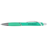Pivot Recycled ABS Gel Pen — Green (GR) — decorated product view — 21