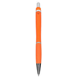 Pivot Recycled ABS Gel Pen — Orange (OR) — blank back view — 7