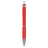 Pivot Recycled ABS Gel Pen — Red (RD) — blank back view — 19