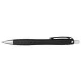 Incline Recycled ABS Gel Pen — Black (BK) — blank product view — 22