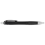 Incline Recycled ABS Gel Pen — Black (BK) — blank product view — 21