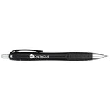 Incline Recycled ABS Gel Pen — Black (BK) — decorated product view — 19