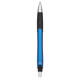 Incline Recycled ABS Gel Pen — Blue (BL) — blank back view — 30