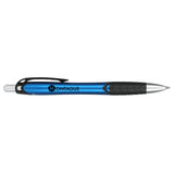 Incline Recycled ABS Gel Pen — Blue (BL) — decorated product view — 26