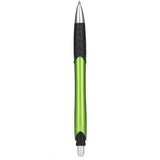 Incline Recycled ABS Gel Pen — Green (GR) — blank back view — 18