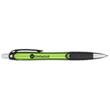 Incline Recycled ABS Gel Pen — Green (GR) — decorated product view — 14