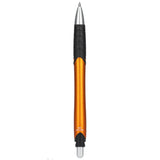 Incline Recycled ABS Gel Pen — Orange (OR) — blank back view — 13
