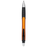 Incline Recycled ABS Gel Pen — Orange (OR) — blank front view — 12