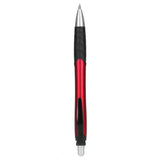 Incline Recycled ABS Gel Pen — Red (RD) — blank front view — 6